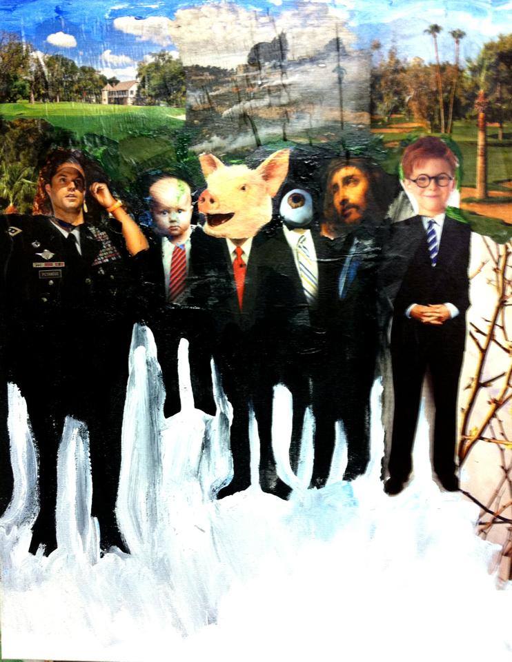 Powers That Be Collage Portrait