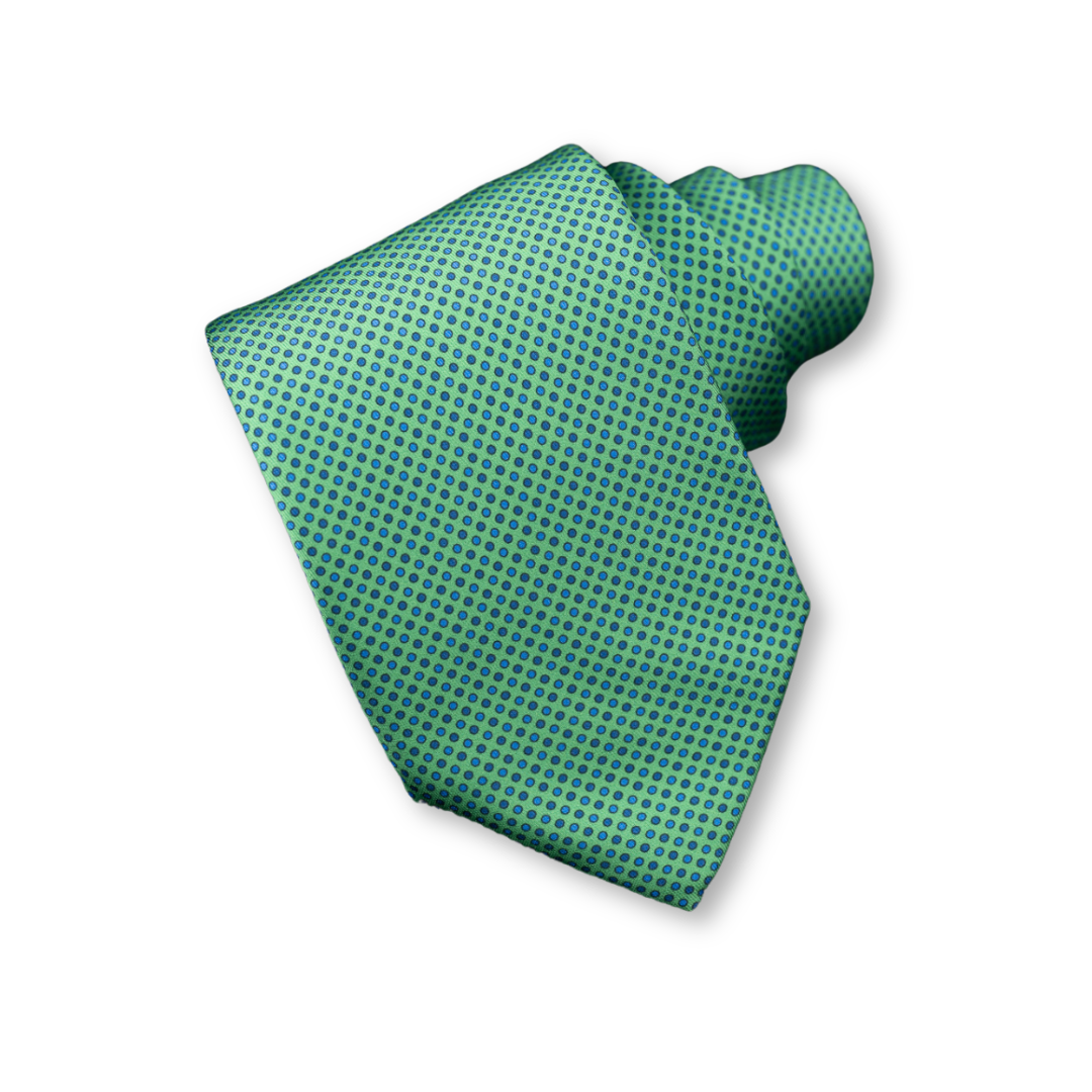 Green Silk Tie