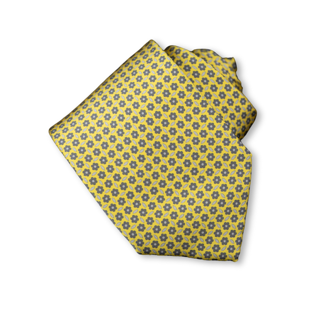 Yellow Silk Tie