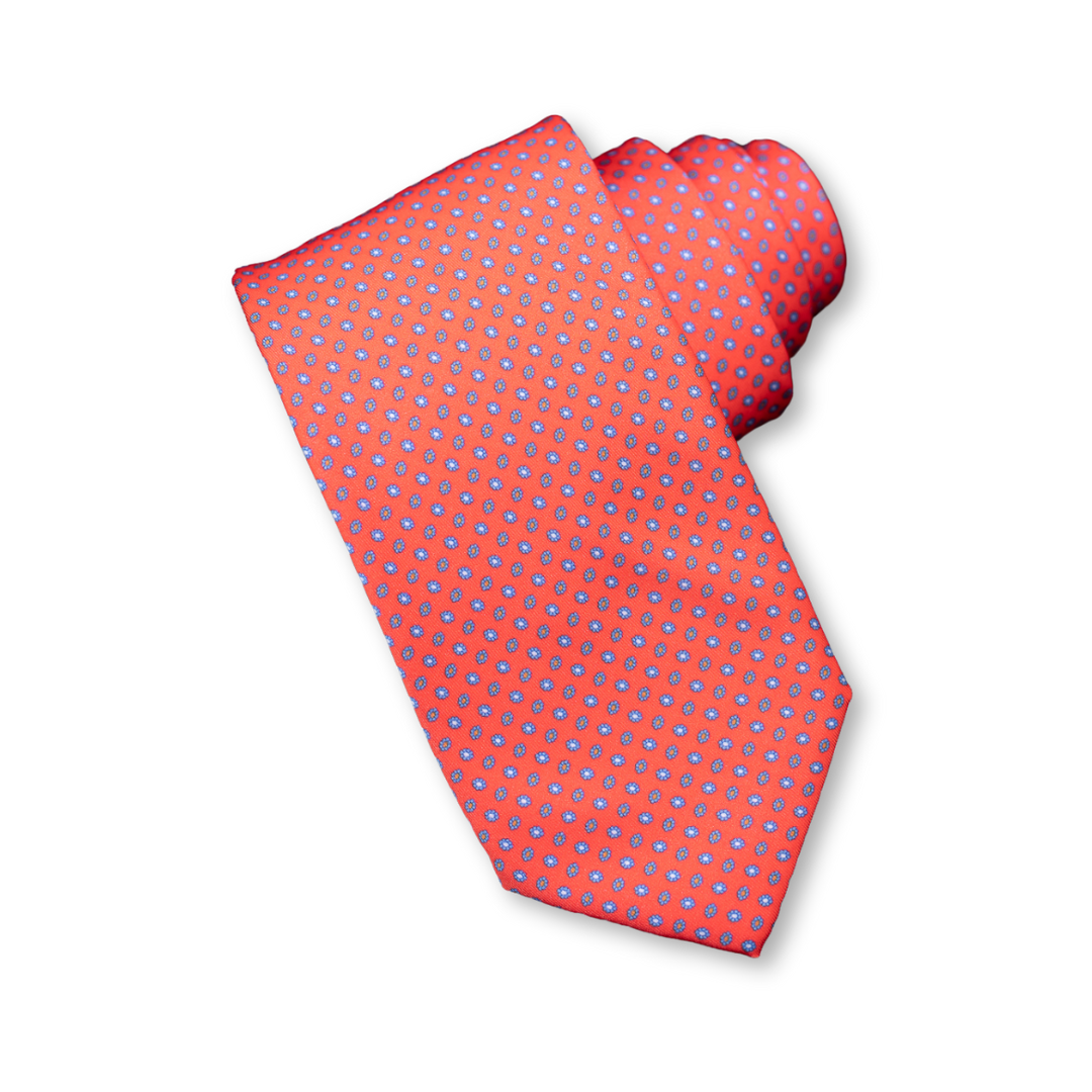 Orange Silk Tie