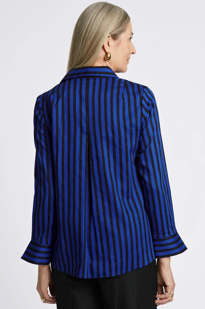 Agnes Essential Stretch No Iron Stripe & Gingham Shirt