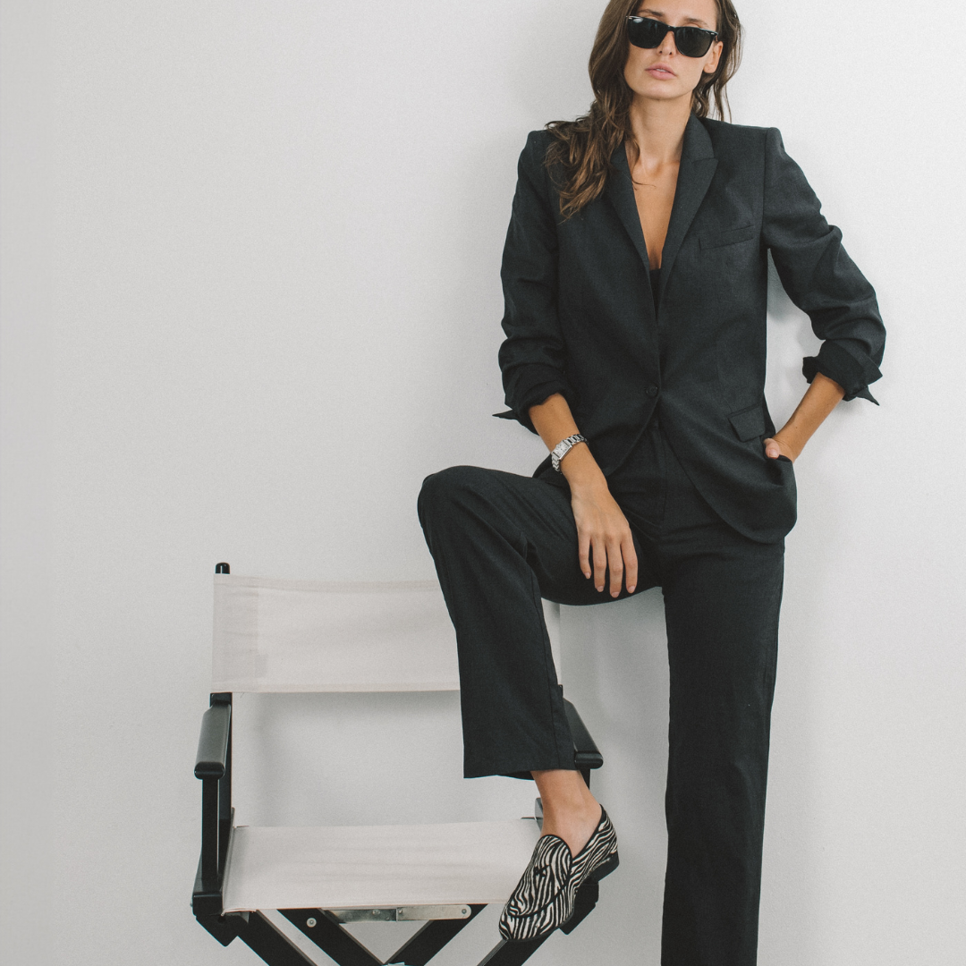 Womens Zebra Print Milano Loafer