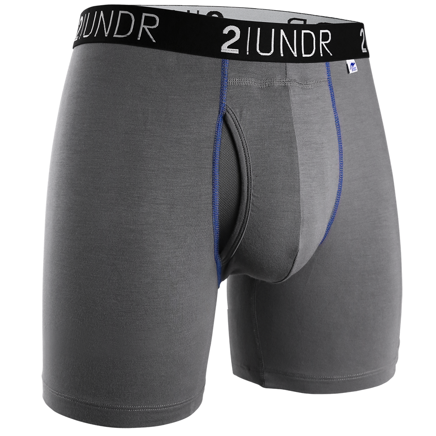 Swing Shift Boxer - Grey/Blue