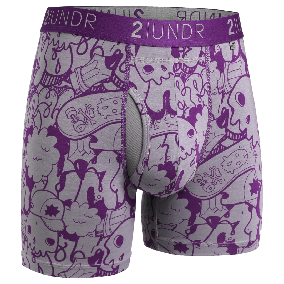 Swing Shift Boxer Brief - Black/Grey
