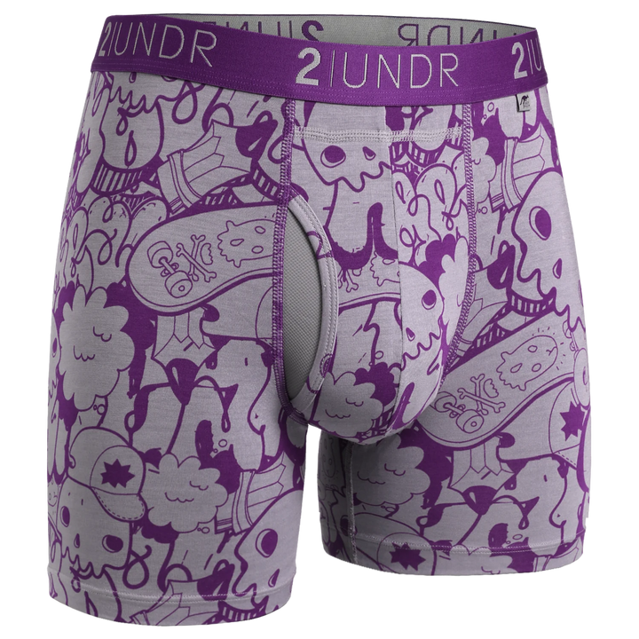 Swing Shift Boxer Brief - Black/Grey