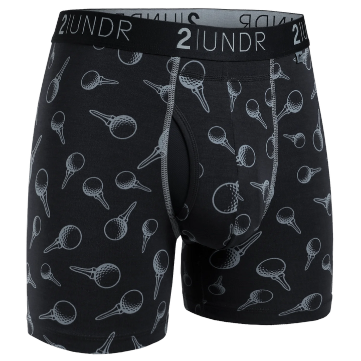 Swing Shift Boxer Brief - Black Tees