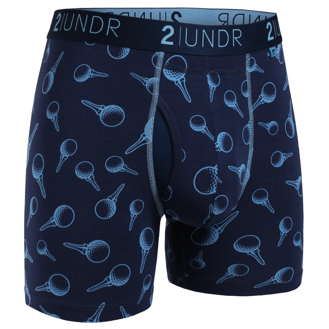 Swing Shift Boxer Brief - Blue Tees