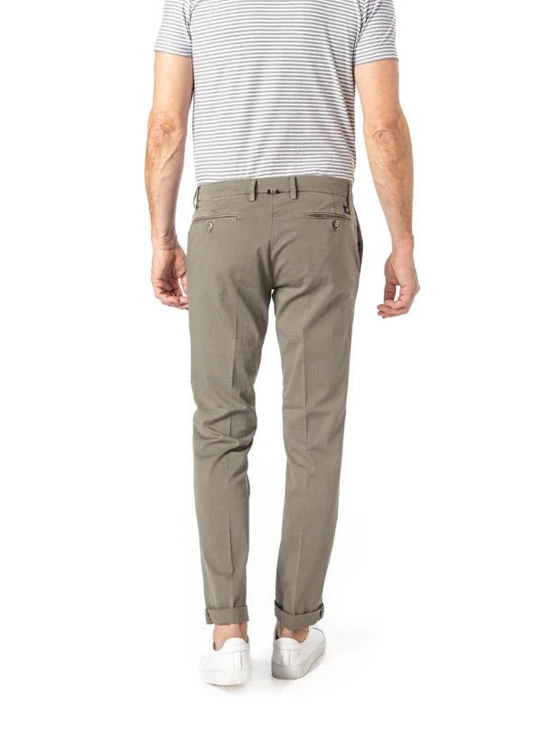 New York Men'S Chino Pants In Stretch Satin Regular