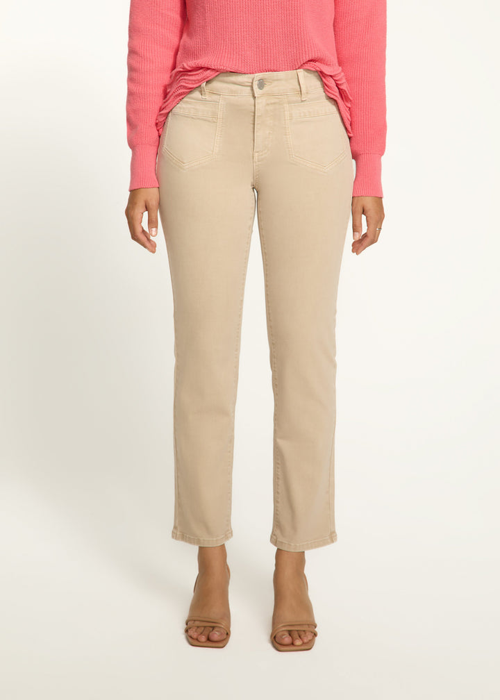 Christina Straight Leg Denim - Sandstone