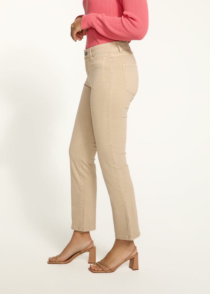 Christina Straight Leg Denim - Sandstone