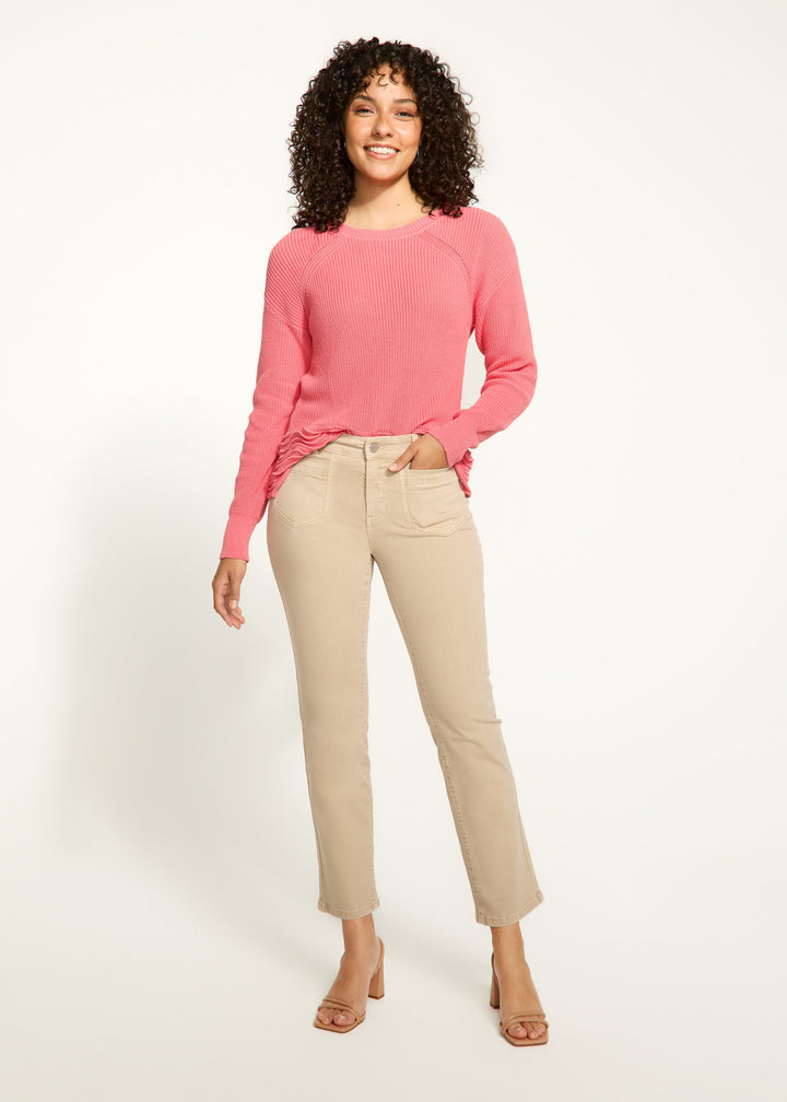Christina Straight Leg Denim - Sandstone