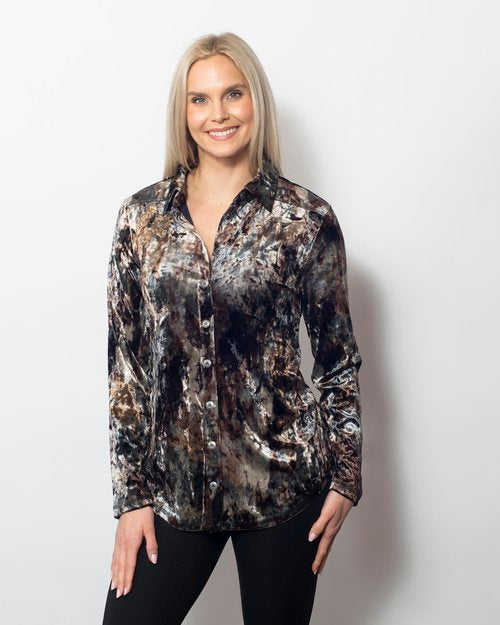 Velvet Button Shirt