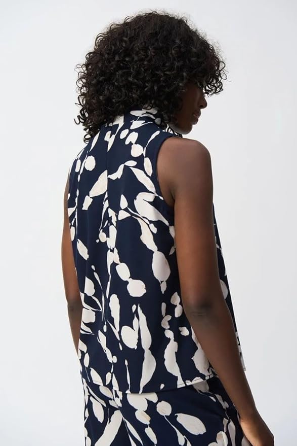 Chic Abstract Sleeveless Top Style