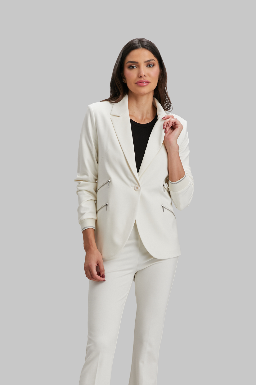 Paramount Knit Shelby Jacket - Off White