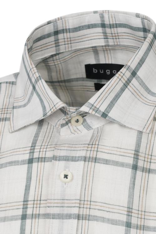 Men's Linen Shirt - Green