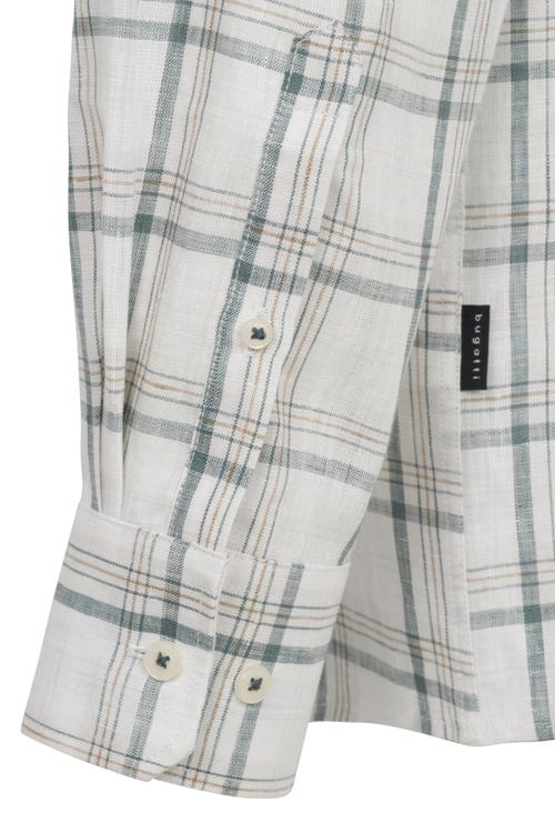 Men's Linen Shirt - Green
