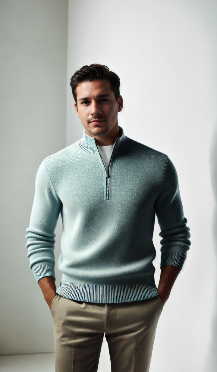 Cashmere Blend Quarter Zip