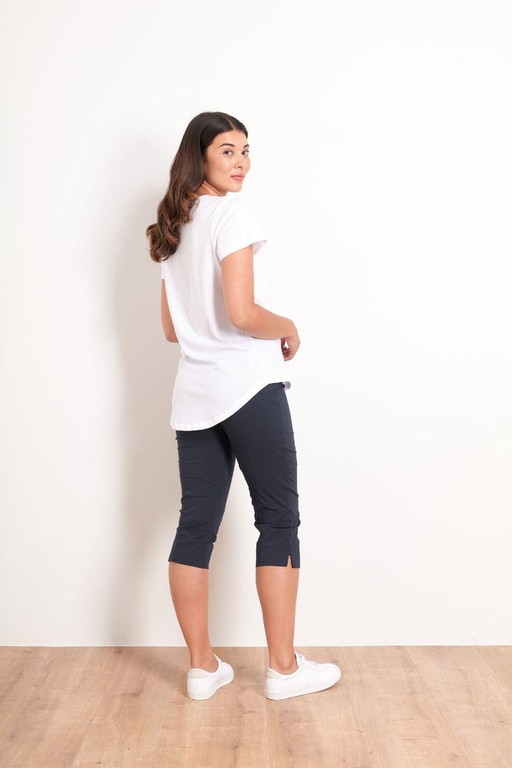 Split ENZ Trapeze Pant - True Navy