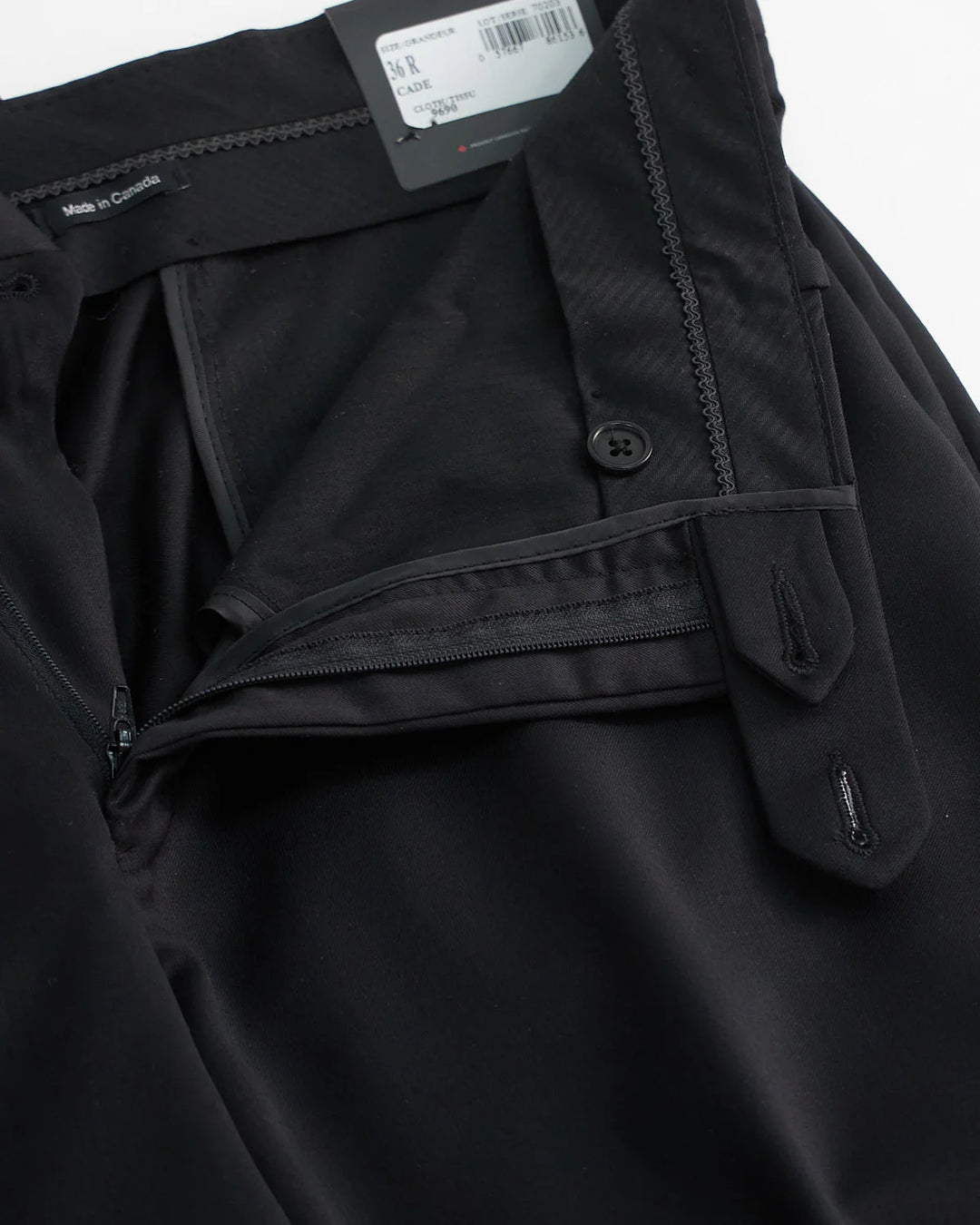 Solid Black Super 100'S Twill All Season Suit