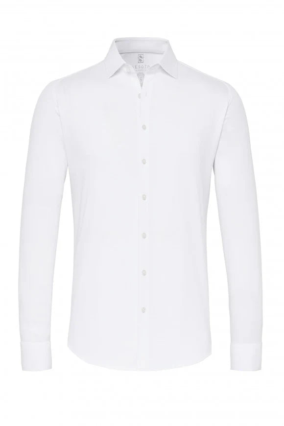 Kent Pique Shirt In White
