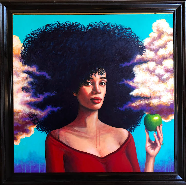 Eve Acrylic Portrait