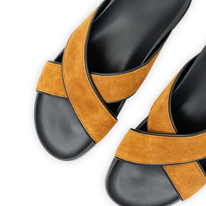 Women's Tan Amalfi Crossover Sandal