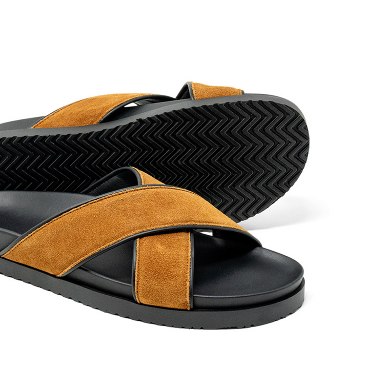 Women's Tan Amalfi Crossover Sandal