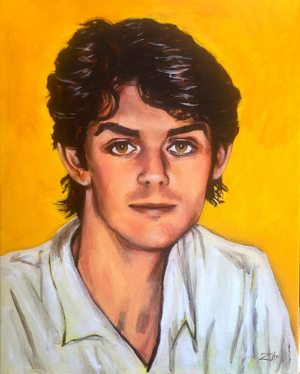 Billy Moloney Acrylic Portrait