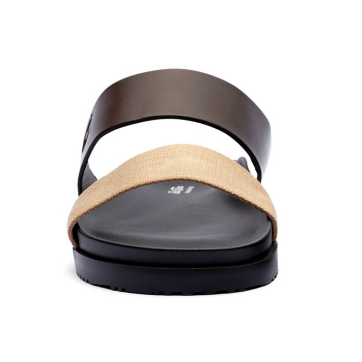 Women's Brown & Tan Cinturini Sandal