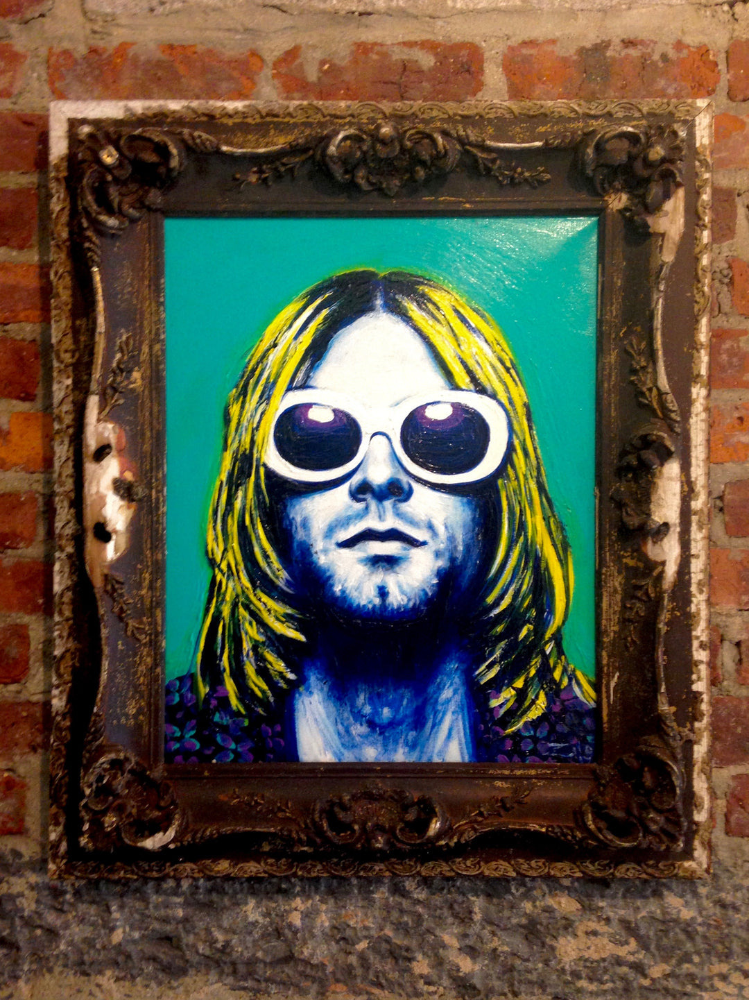 Kurt Cobain Acrylic Portrait