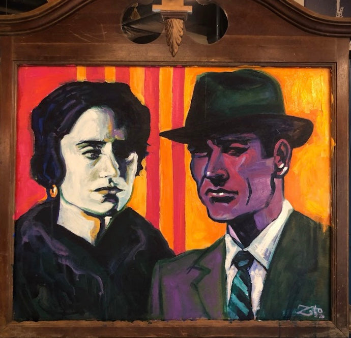 Couple Acrylic Portrait