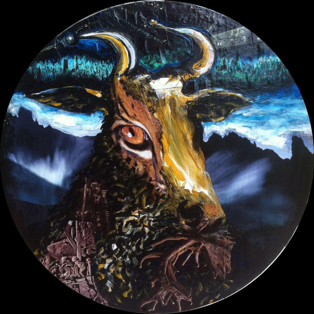 Goat Father Collage Portrait