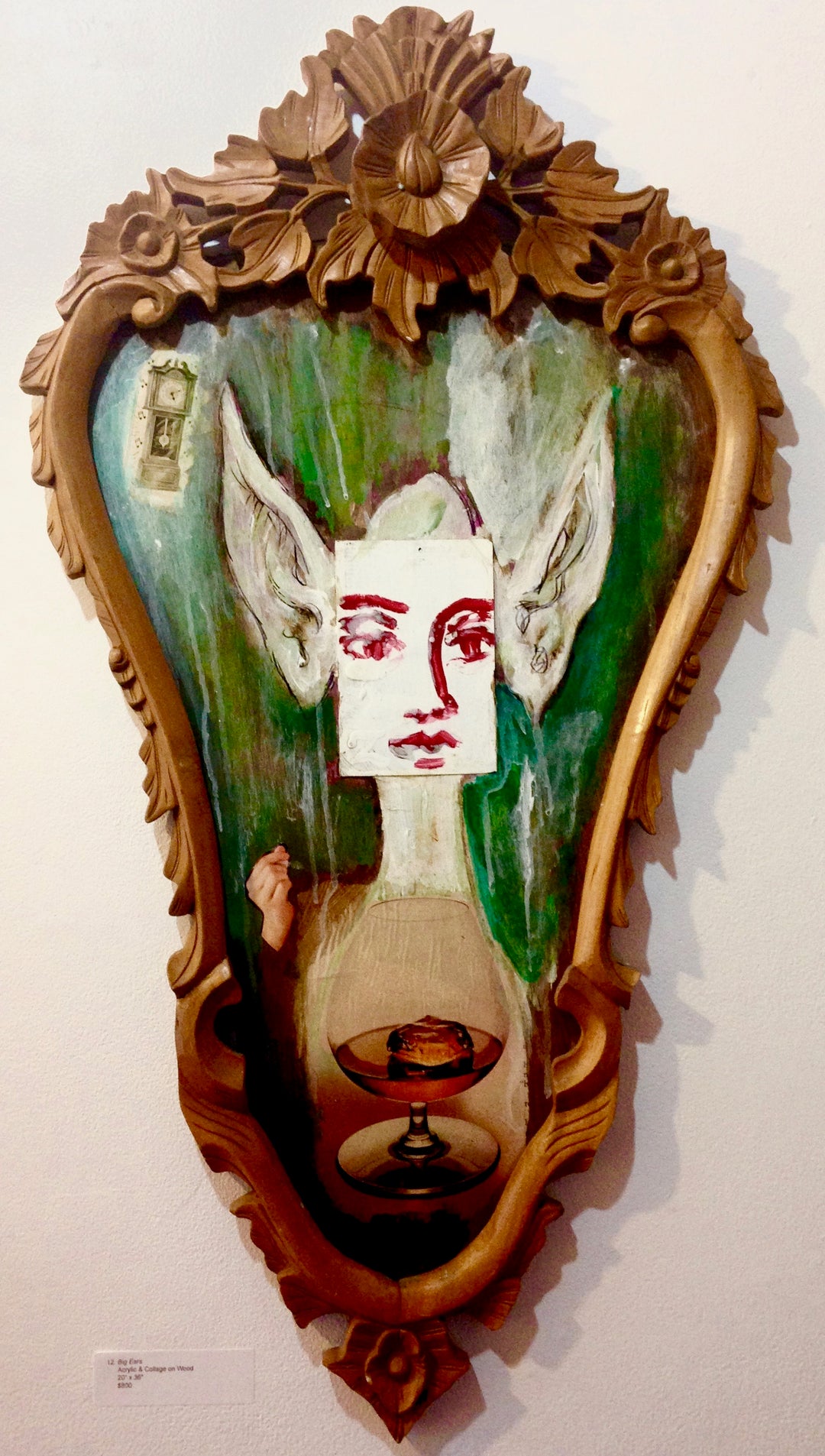 Drifter With A Snifter Collage Portrait