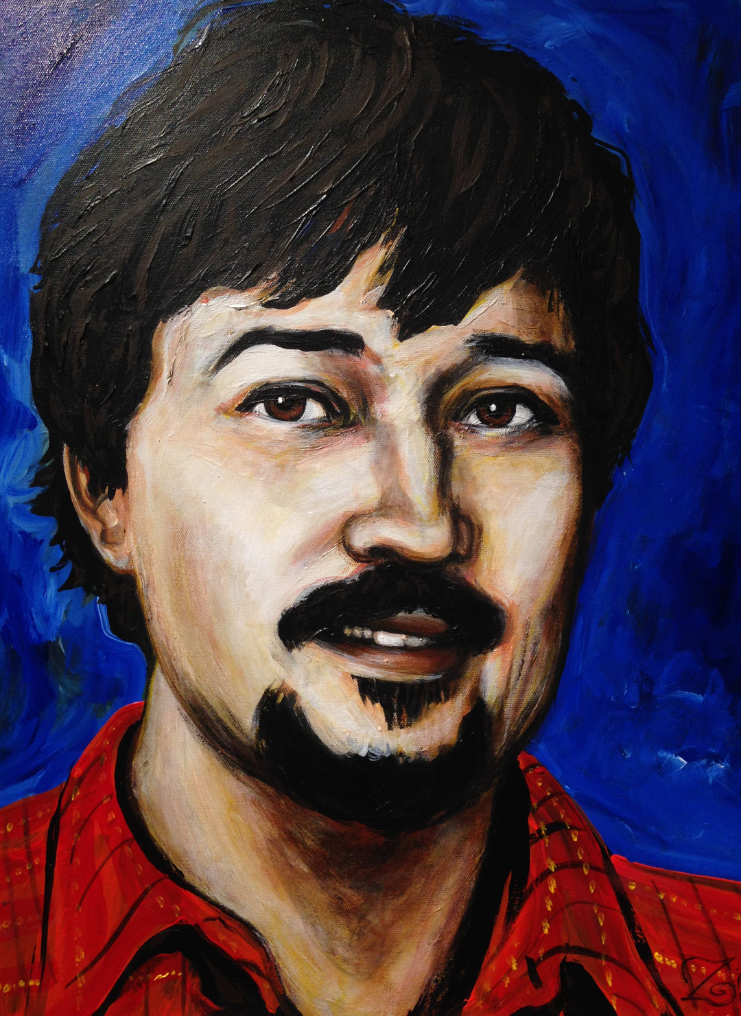 Eddy Yesaitis Acrylic Portrait