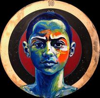 Emma Gonzalez Acrylic Portrait