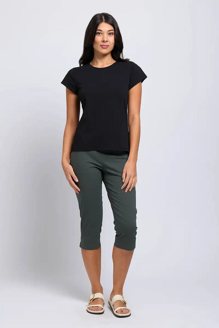 Split ENZ Trapeze Pant - Viridian