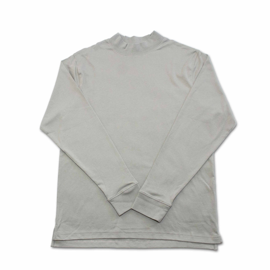 100% Cotton Mock Neck Long Sleeve Shirt