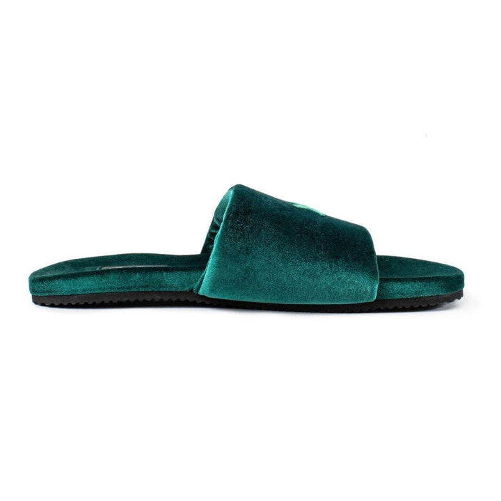 Women's Emerald Velvet House Slide