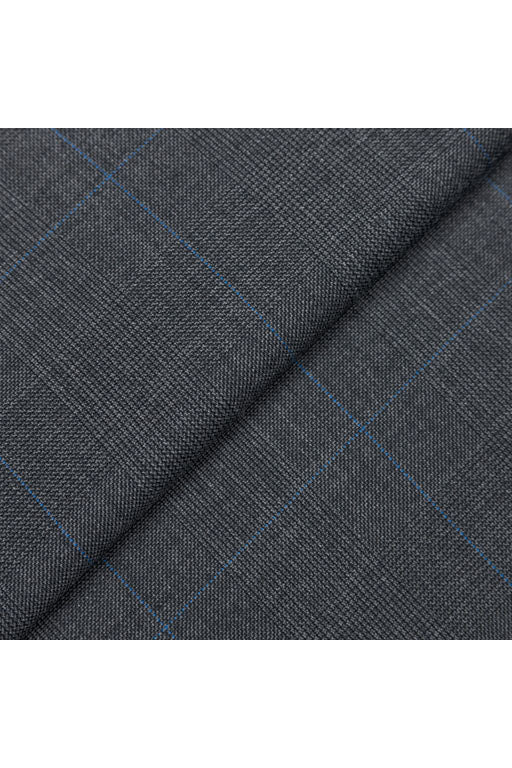 Dark Grey Plaid Suit