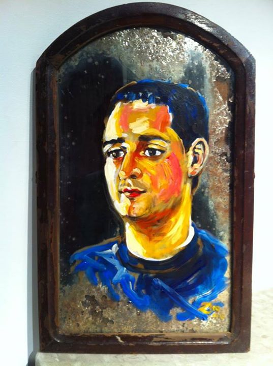 Jeff Seal Acrylic Portrait