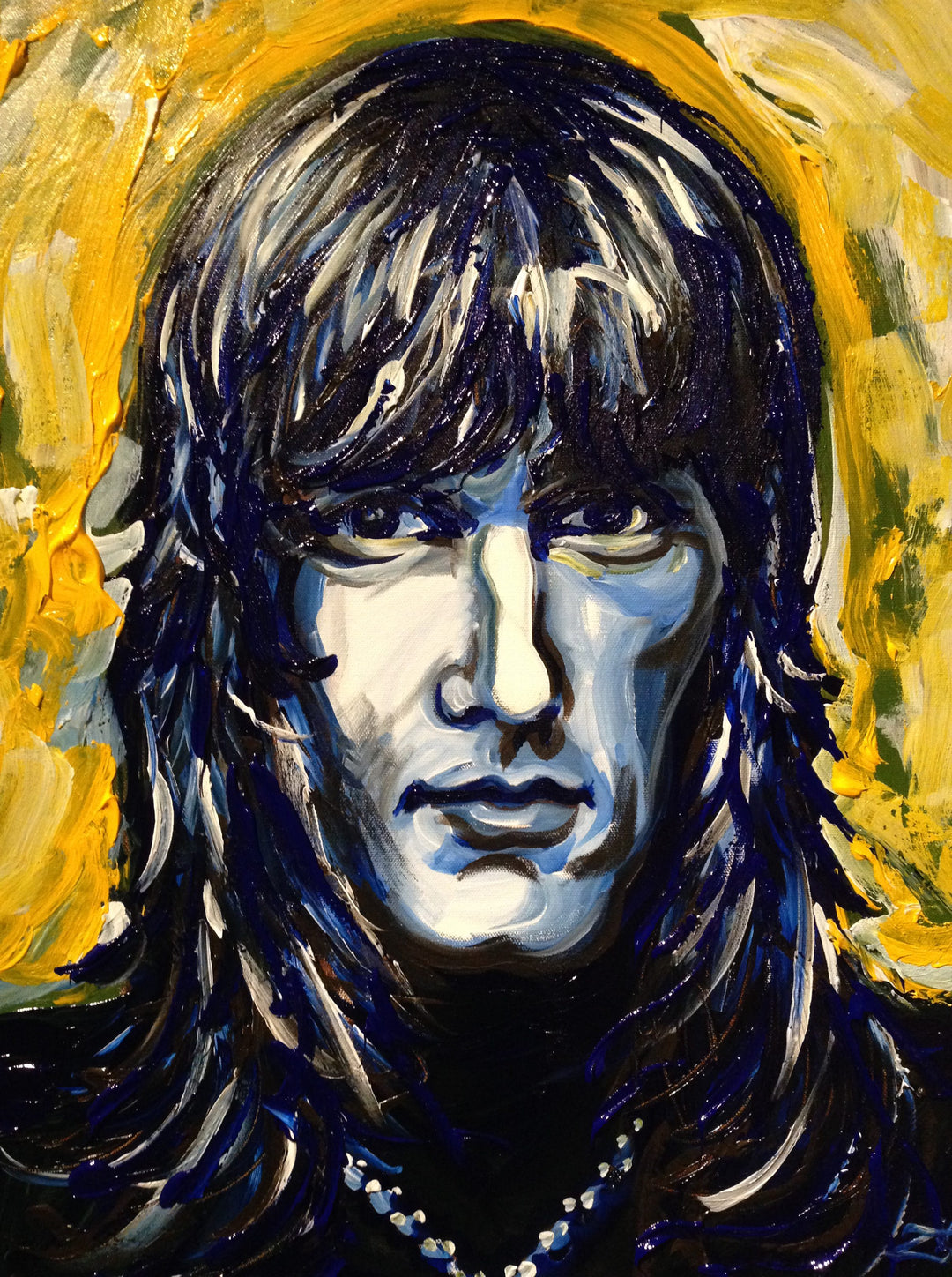 Keith Emerson Acrylic Portrait