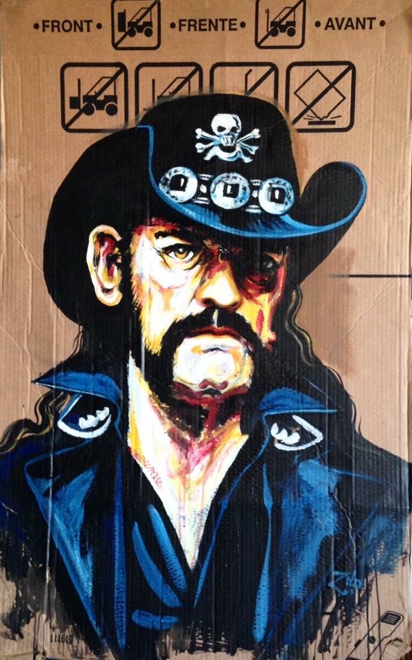 Lemmy Kilmister Of Motorhead Acrylic Portrait
