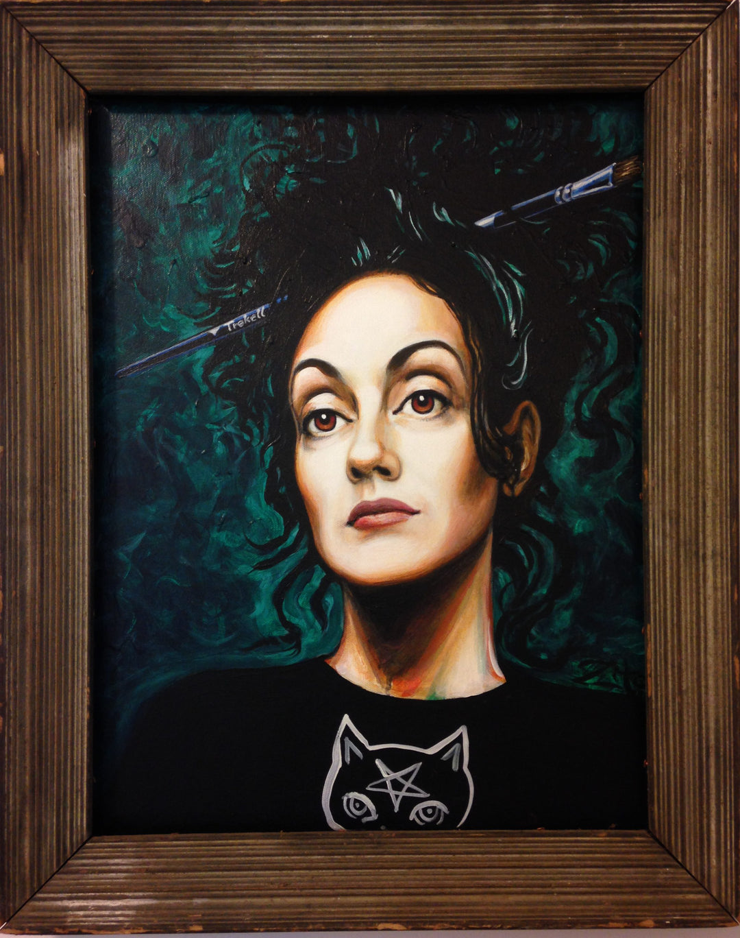 Lori Nelson Acrylic Portrait