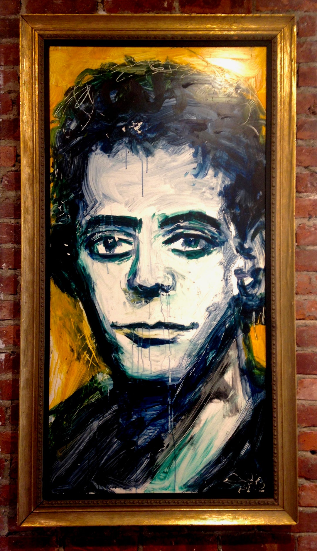Lou Reed Acrylic Portrait