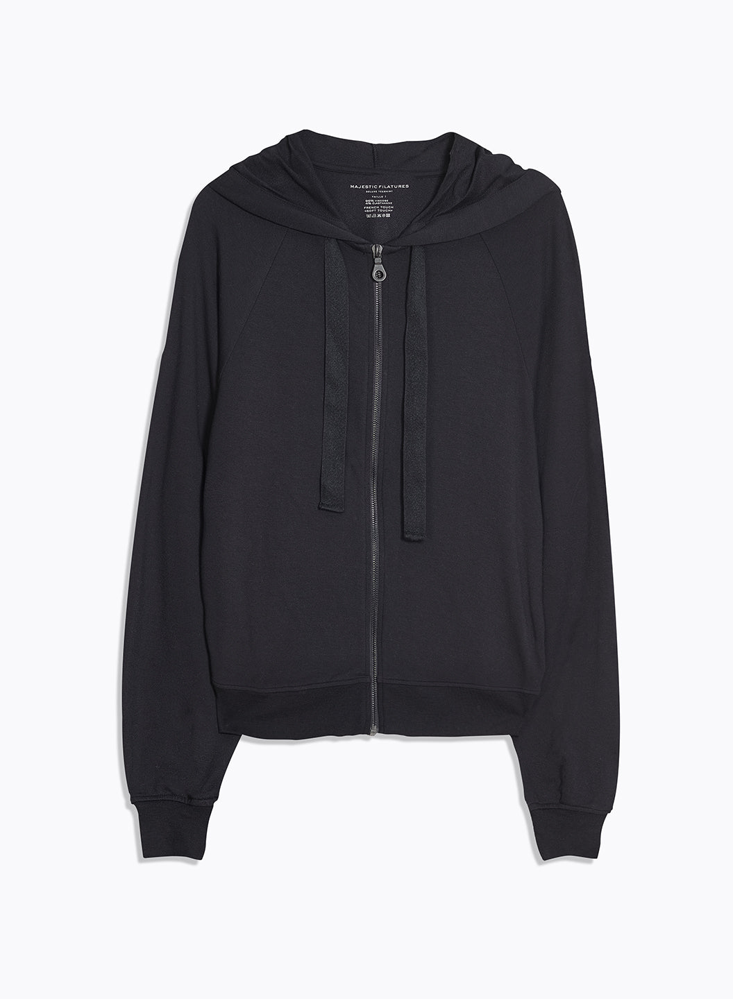 Hooded Sweat Top Long Raglan Sleeves - Marine