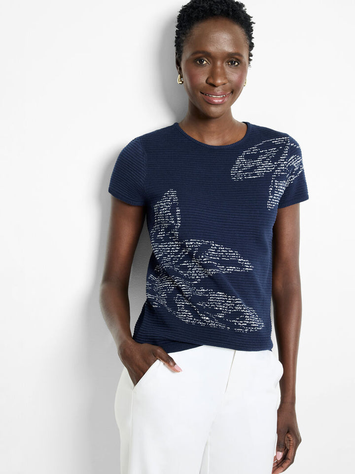 Midnight Garden Sweater Tee