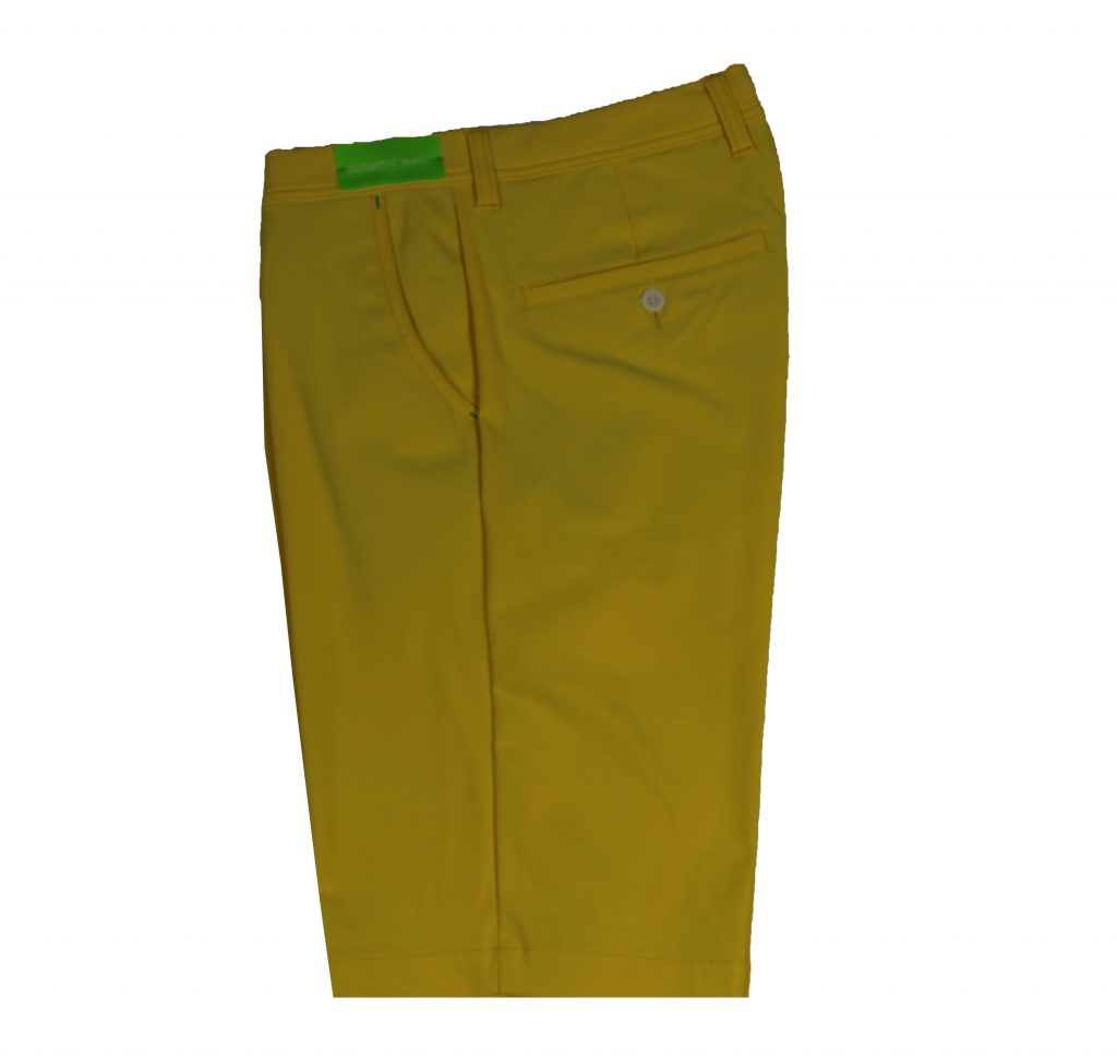 MASTER GOLF 3X DRY SHORTS YELLOW