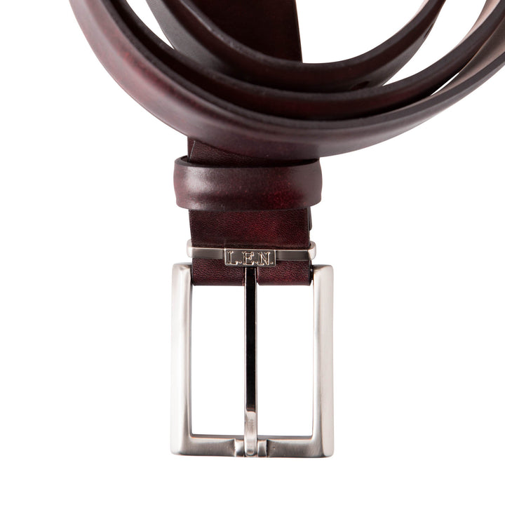 Italian Marbled Calf 35Mm In Plum