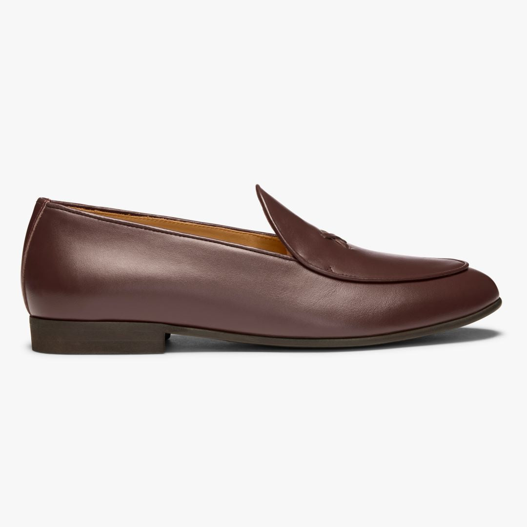 Women's Brown Leather Milano Loafer