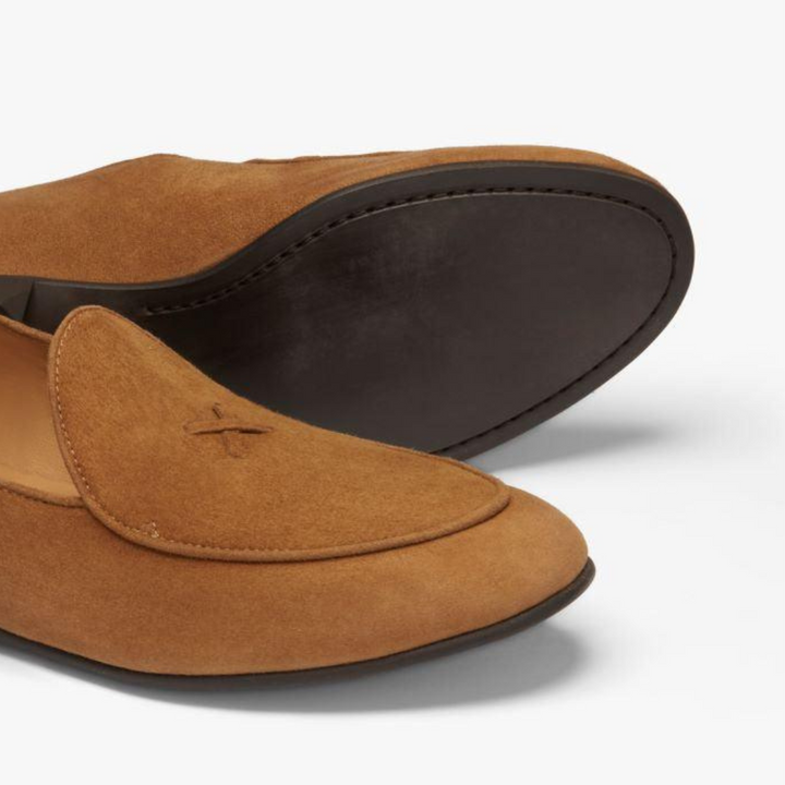 Women's Cognac Suede Milano Loafer